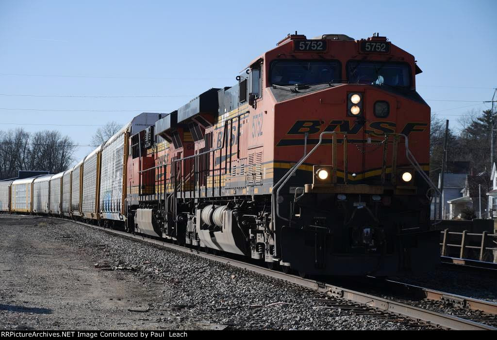 Vehicle train rolls east